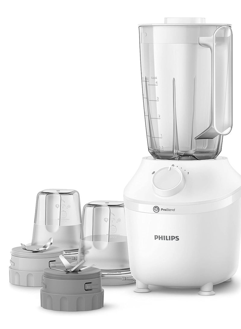 Philips 3000 Series Blender 1.9 L 450 W HR2041/30 White 450 W HR2041/30 white - Image 3