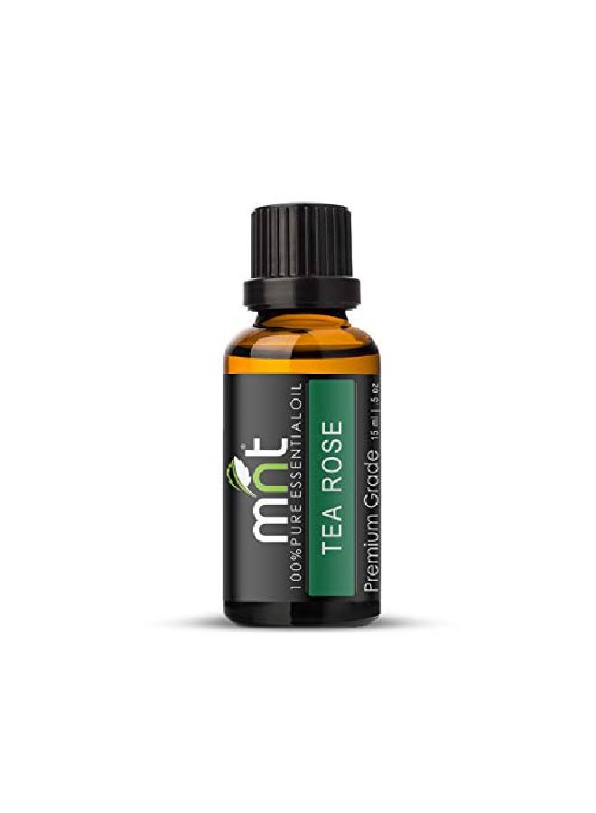 MNT Tea Rose Essential Oil 100% Pure l & Undiluted For Skin Care & Hair Care (15ML) - Image 4
