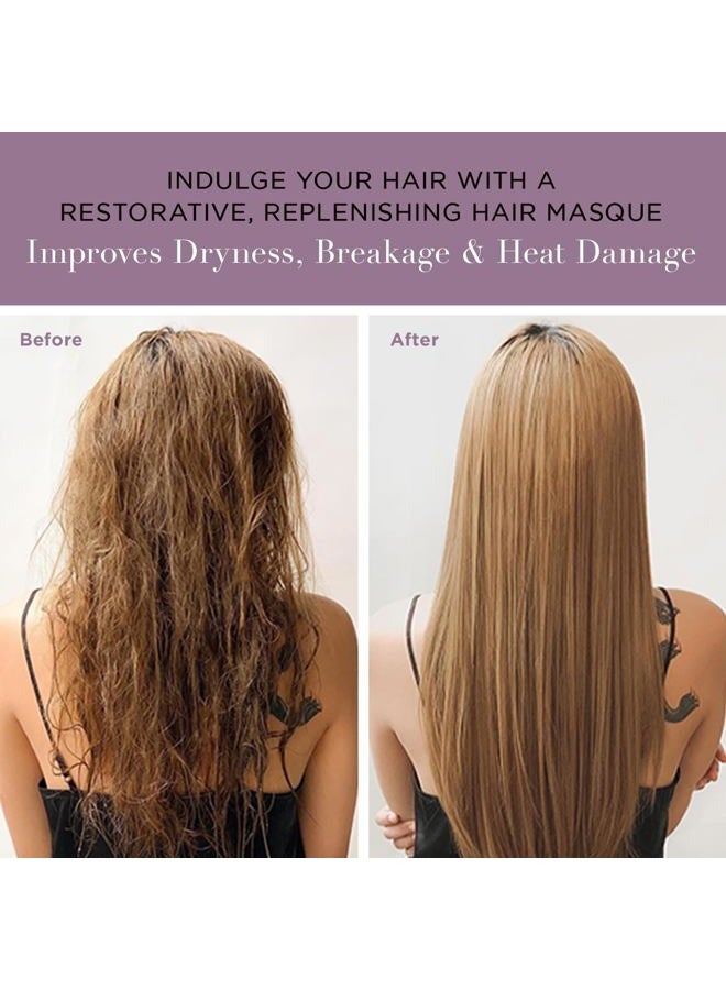 Unwash Hydrating Hair Masque - Deep Conditioning & Restorative Hair Treatment for Damaged, Dry & Colored Hair, Sulfate & Paraben Free, Made w/Argan and Coconut Oils, 6.4 fl oz - Image 3