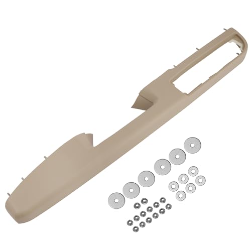 Jetuplusllc Front Driver Side Armrest Repair with Door Release Handle above Armrest (27 inch) 80995 Compatible with Select Chevrolet/GMC Models, Tan (OE Repair Solution) - Image 1