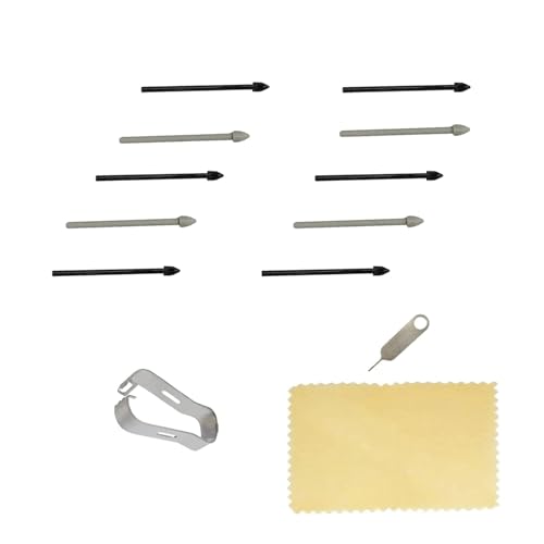 Ketsicart Replacement Stylus Tips, Compatible with Galaxy Tab S8, S8 Plus, S8 Ultra & Tab S7 FE, S Pen Nibs for Smooth Writing & Drawing, 10pcs Pack (Black/Gray) - Image 2