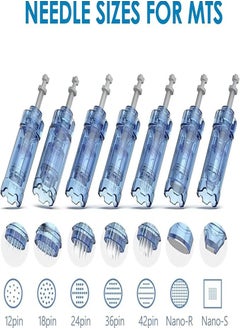دي آر. بن عبوة من 10 خراطيش حبر إبرة قلم Dr.Pen Microneedle - متوافقة مع طرازات Dr.Pen A9 وA11 وA8S وM8S، قطع غيار يمكن التخلص منها مع حربة (نانو-R دائري)  - Image 2