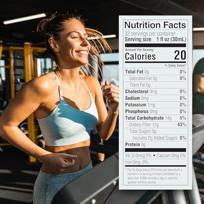 Medtrition HyFiber Daily Liquid Fiber for Regularity and Soft Stools, 12 Grams Soluble Fiber, 32 fl oz 1 Bottle - Image 2