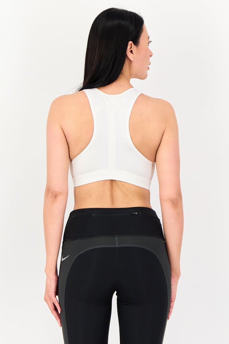 Nike Women Non Padded Sleeveless Training Sports Bra, White - Image 3