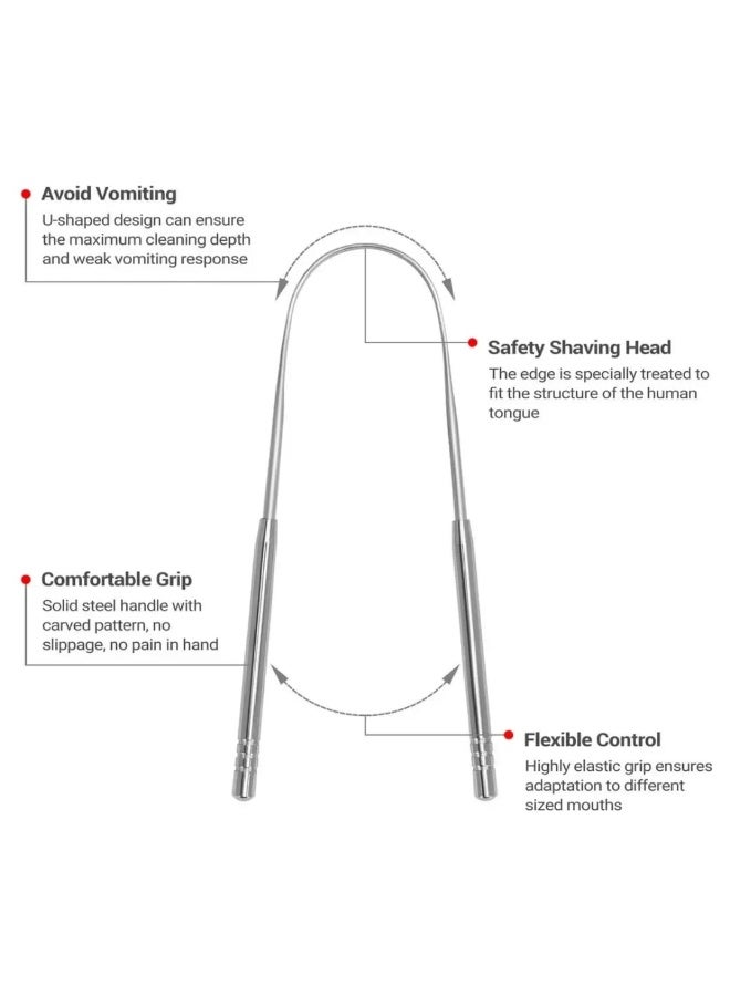 كاشط لسان من الفولاذ المقاوم للصدأ - Image 4