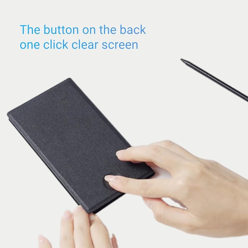 LCD Writing Tablet for Adults, 6.5In Mini Full Screen Drawing Board, Reusable Digital Notepad, Digital Notebook with Pen, Note Taking & Drawing - Image 5