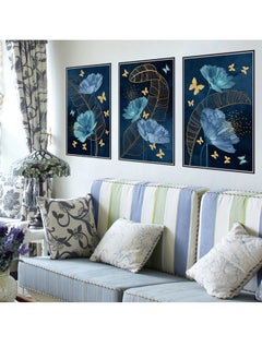 Light Luxury Butterfly Flower Triptych Home Wall Stickers - pzsku/Z622740A88DAF062A0096Z/45/_/1733456383/5d96b738-c362-488e-98c1-c824957f3ab3