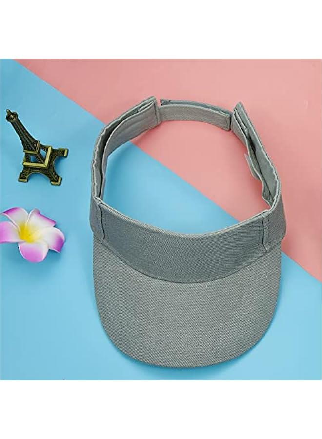 Generic 5 Pieces of Adjustable Sport Visors Sun Visor Hats Cap Visors for Women and Men - Image 5