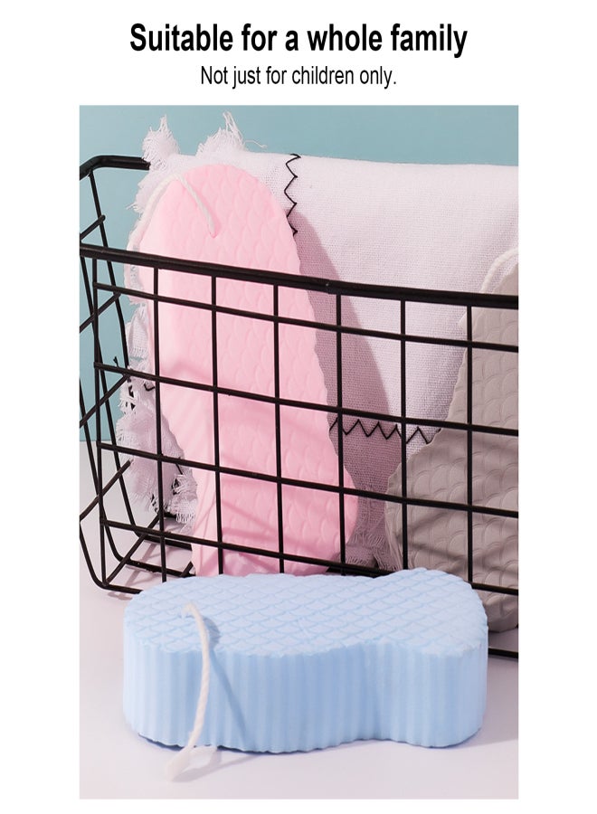 Exfoliating Bath Sponge Body Scrubber Skin Cleansing Soft Shower Sponge for A Whole Family - Image 5