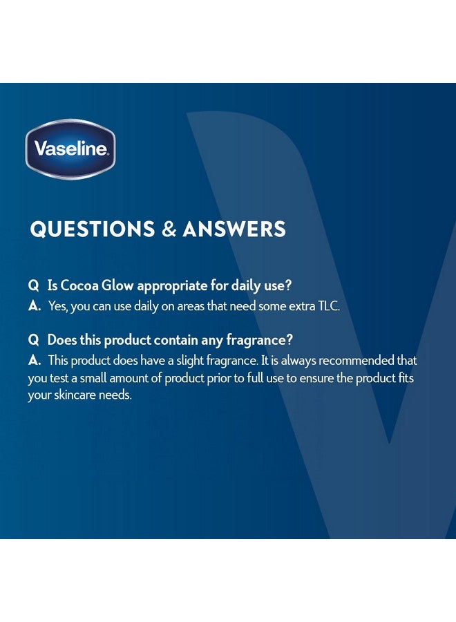 فازلين كريم فازلين للجسم بخلاصة الكاكاو، عبوة من 6 قطع - كريم مرطب بزبدة الكاكاو النقية يدوم 48 ساعة للبشرة الجافة، حجم مناسب للسفر، 2.53 أونصة سائلة - Image 5