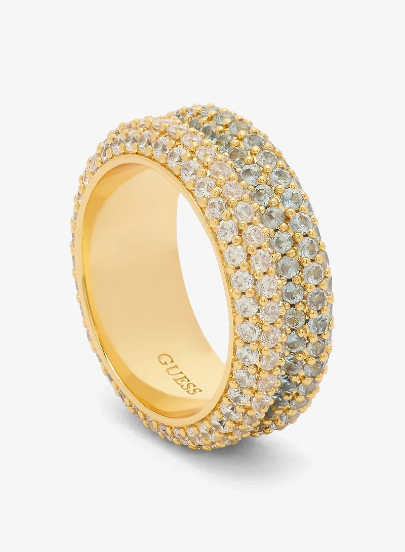 GUESS Essenza Pave Double Ring