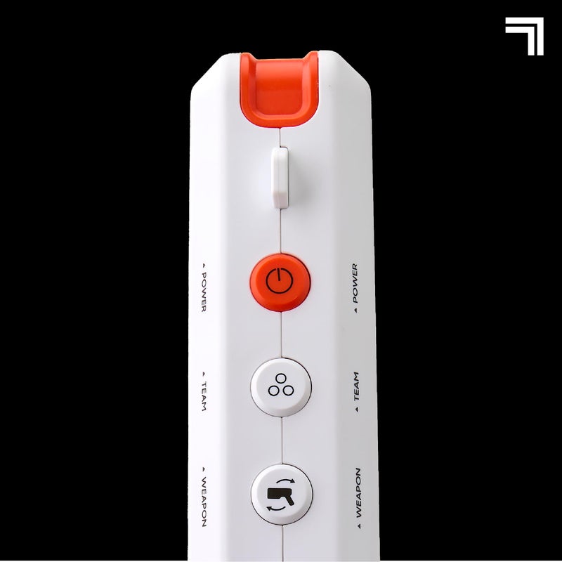 Sharper Image Tag Blaster Set â€“ 4-Pack with Lights & Sounds, 110-ft Range, 7 Team Colors, Dual Firing Modes| Indoor & Outdoor Game for Kids Teens Adults| No Vests Needed, White - Image 5