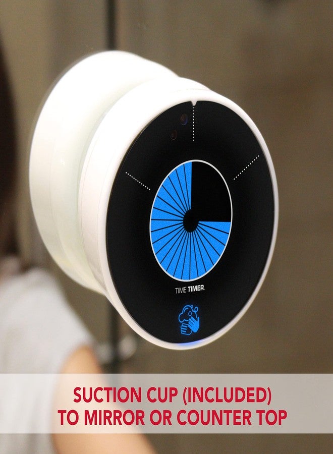 تايم تايمر مؤقت غسل اليدين - مؤقت مرئي لمدة 30 ثانية لتشجيع غسل اليدين بشكل صحيح للأطفال في مرحلة ما قبل المدرسة ورياض الأطفال والبالغين، غسل اليدين بدون لمس، مؤقت حمام مع صوت موسيقي اختياري - Image 5