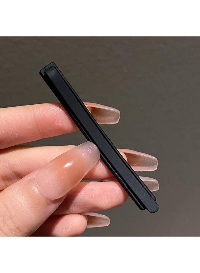 KISKY دبابيس شعر كيسكي بوبى، 10 قطع دبابيس شعر بنية للنساء، 3 إنش دبابيس شعر غير لامعة، بارتيه أكريليك، دبابيس شعر رفيعة موراندي، إكسسوارات شعر كورية، مشبك بسيط (أسود) - Image 4