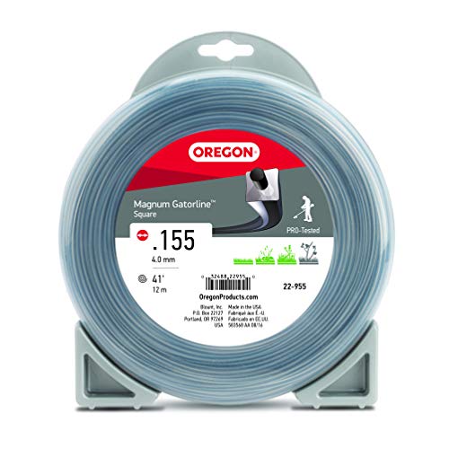 Oregon 22-955 Gatorline Heavy-Duty Professional Magnum 1/2-Pound Coil of .155-Inch-by-42-Foot Square-Shaped String Trimmer Line - Image 1