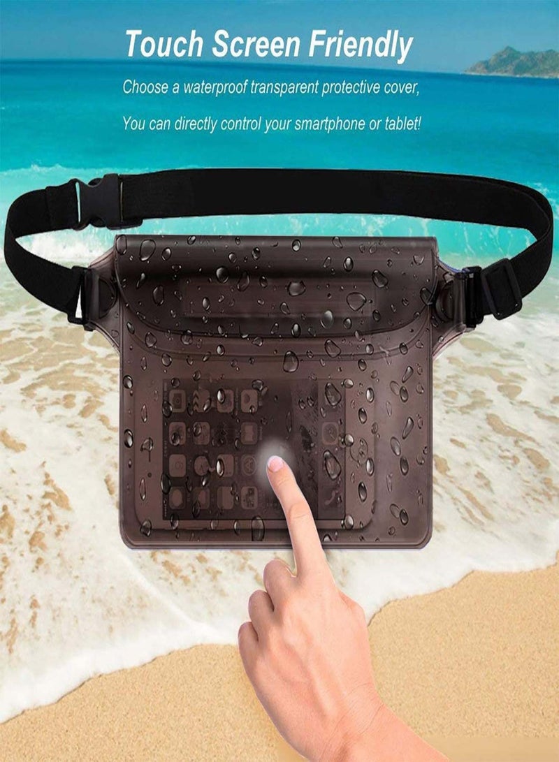 Bolsa Impermeable ,Bolsa Estanca Riñonera Impermeable con Correa de Cintura Ajustable, Funda Impermeable para Playa, Natación, Windsurf, Kayak, Pesca, Senderismo etc. - Image 2