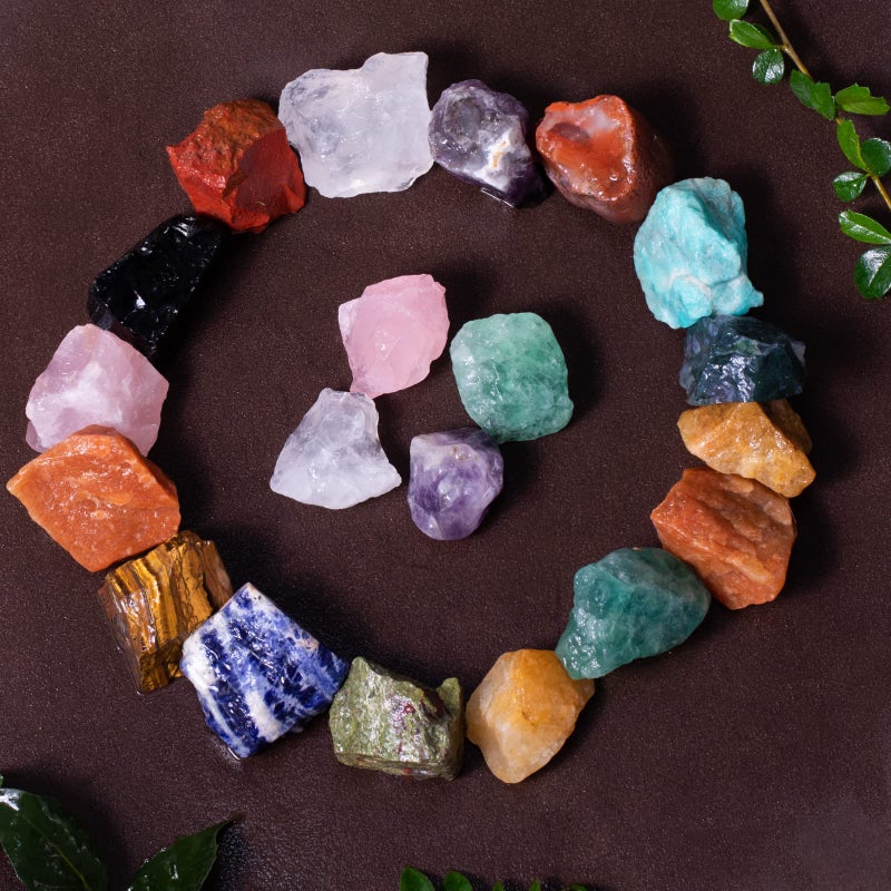 FORBY 3 lbs Bulk Rough Madagascar Stones Mix - Large 1" Natural Raw Stones Crystal for Tumbling, Cabbing, Fountain Rocks, Decoration,Polishing, Wire Wrapping, Wicca & Reiki Crystal Healing - Image 4