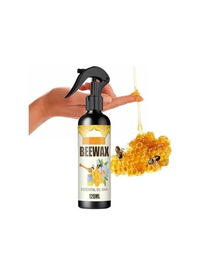 OUHOE - OUHOE Natural Micro-Molecularized Beeswax Spray 120ML, Beeswax Spray Cleaner, Beeswax Spray Furniture Polish And Cleaner, Furniture Polish Spray, Wood Seasoning Beewax for Furniture Floor - Image 1