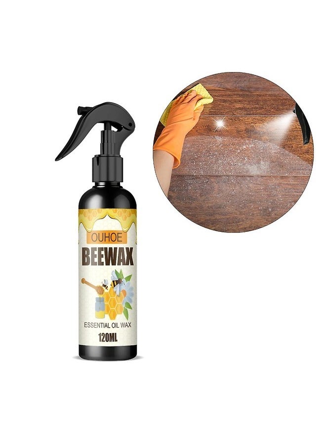 OUHOE - OUHOE Natural Micro-Molecularized Beeswax Spray 120ML, Beeswax Spray Cleaner, Beeswax Spray Furniture Polish And Cleaner, Furniture Polish Spray, Wood Seasoning Beewax for Furniture Floor - Image 1