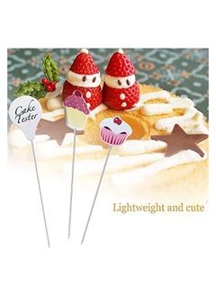 erorex 【3 Pcs】 Cake Tester Needle Reusable Metal Cake Probe Cake Testing Needle for Baking,Home Bakery Muffin Bread Skewer Cake Testing Stick  - Image 2
