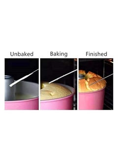 erorex 【3 Pcs】 Cake Tester Needle Reusable Metal Cake Probe Cake Testing Needle for Baking,Home Bakery Muffin Bread Skewer Cake Testing Stick  - Image 3