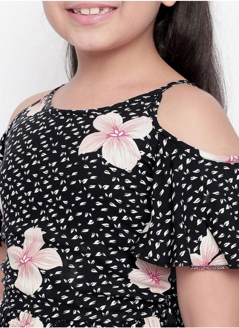 THE VANCA - Kids Floral Print Dress - Image 1