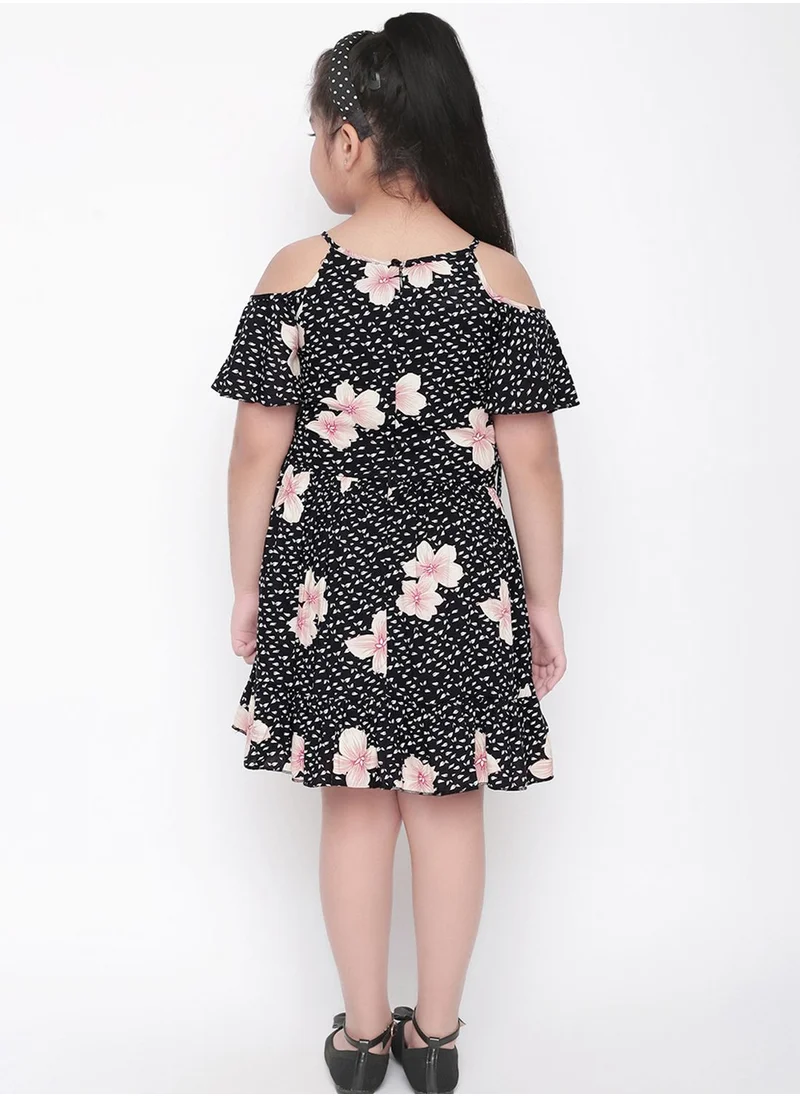 THE VANCA Kids Floral Print Dress