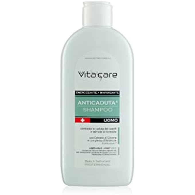 Vitalcare SWISS HAIR LOSS SHAMPOO FOR MEN WITH GINSENG EXTRACT AND FOLLICUSAN MOLECULAR COMPLEX 250 ML - Image 2