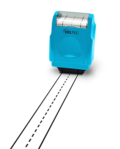 Veltec ختم تمرين الكتابة بخط متقطع من فيلتك للأطفال والآباء والمعلمين (أزرق فاتح) - Image 4