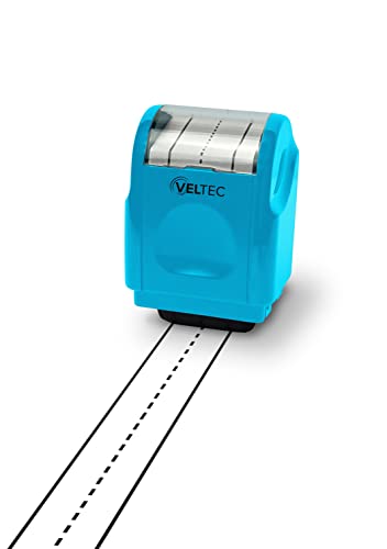 Veltec ختم تمرين الكتابة بخط متقطع من فيلتك للأطفال والآباء والمعلمين (أزرق فاتح) - Image 3