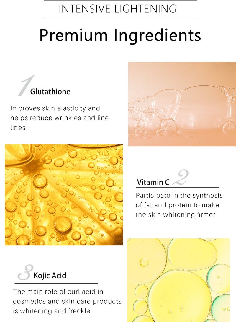 Lanthome Glutathione Whitening Cream, Facial Dark Spots Remover 2% Glutathione Face Cream, Prevent Aging Moisturizing Skin Brightener Cream, Smoothing Brightening Cream, White Lightening Beauty Cream 20G - Image 4