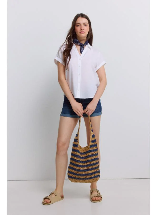 Springfield Flap collar blouse
