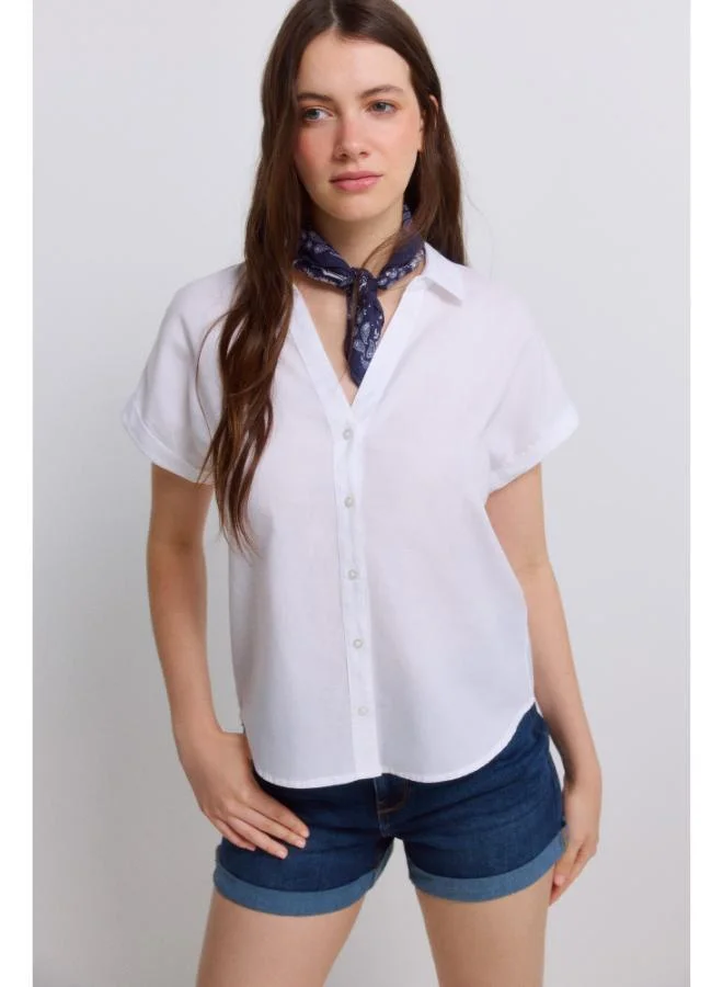 Springfield Flap collar blouse
