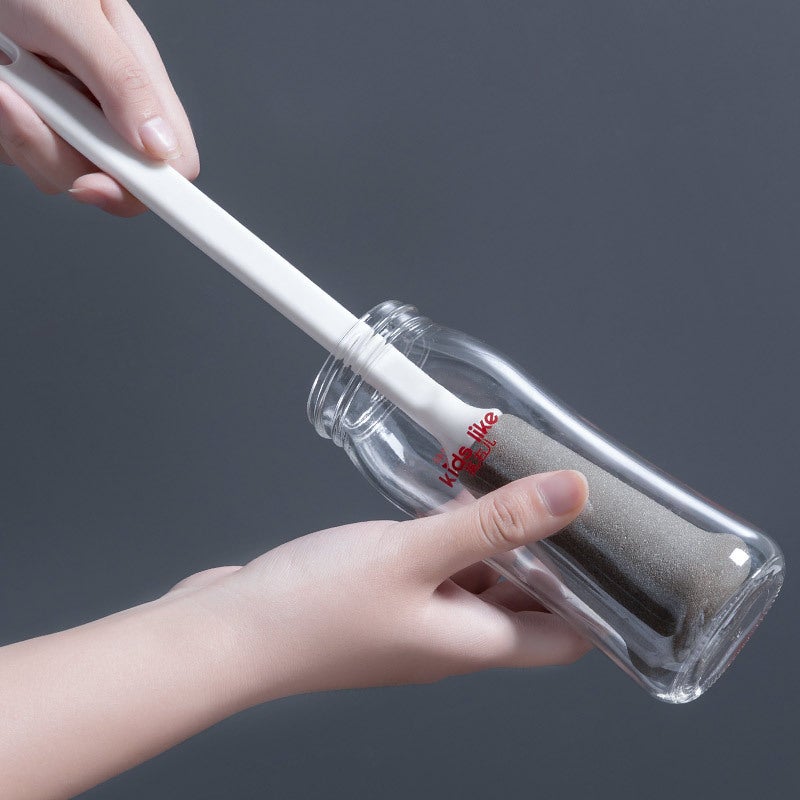 Nordic Long Handle Bottle Brush for Cups, Baby Bottles, Thermos - Sponge Cleaner - Image 4