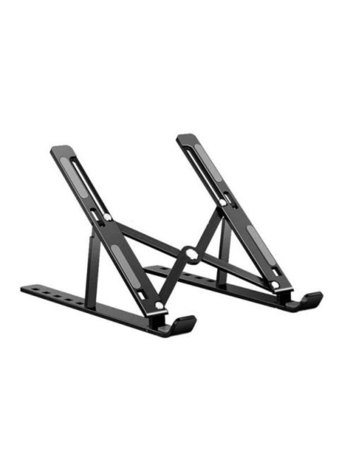 Folding Laptop Stand for Pad/Notebook | Multi-Size Adjustable, Hollow Heat Dissipation, Anti-Slip Silicone - Image 2