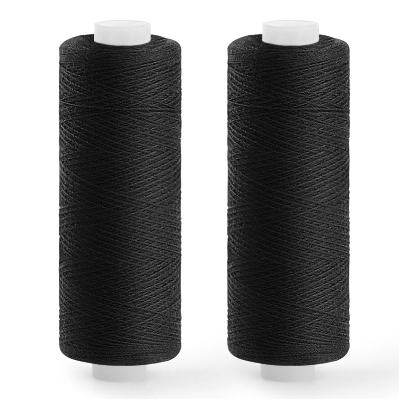 ZMAAGG Sewing Thread, 200 Yards Per Roll Black Thread for Sewing, Sewing String for Sewing Machine, Hand Stitching, Embroidery - Image 1