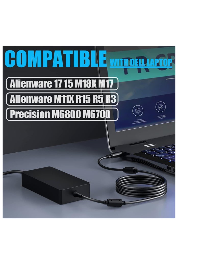 Terabyte 240 واط 180 واط لجهاز ديل بريسيجن M6400 M6500 M6600 7710 7720 7530 7520 7730 ألين وير M17 M17X M15 M18X أريا-51م 13 15 17 R1 R2 R3 R4 مزود طاقة للابتوب 19.5 فولت 12.3 أمبير - Image 3