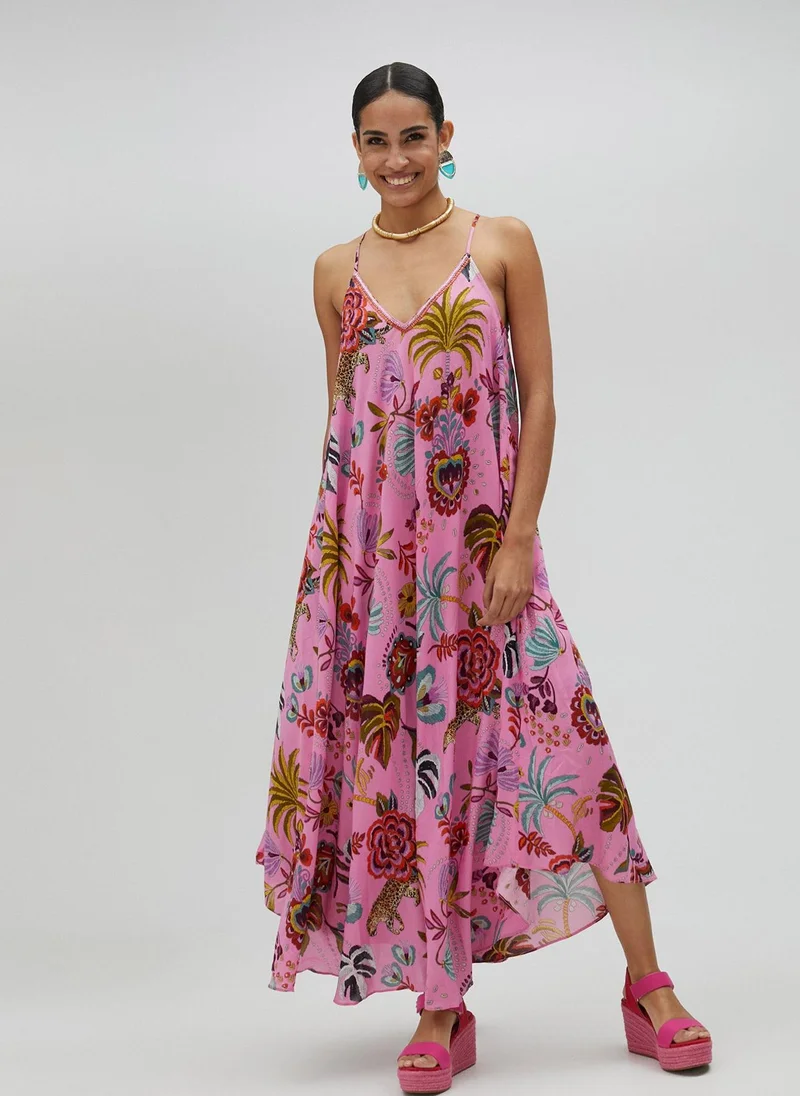 Lola Casademunt Long printed dress