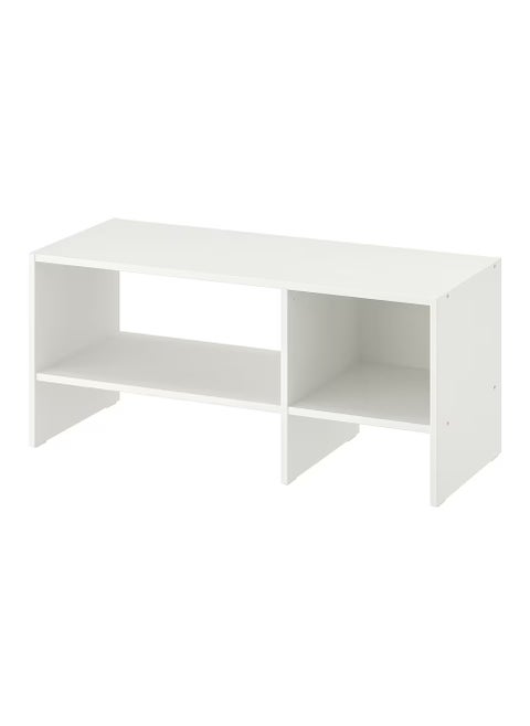 Tv Bench - Tv Stand - Tv Table Particleboard & Fibreboard White 90x35x40 cm