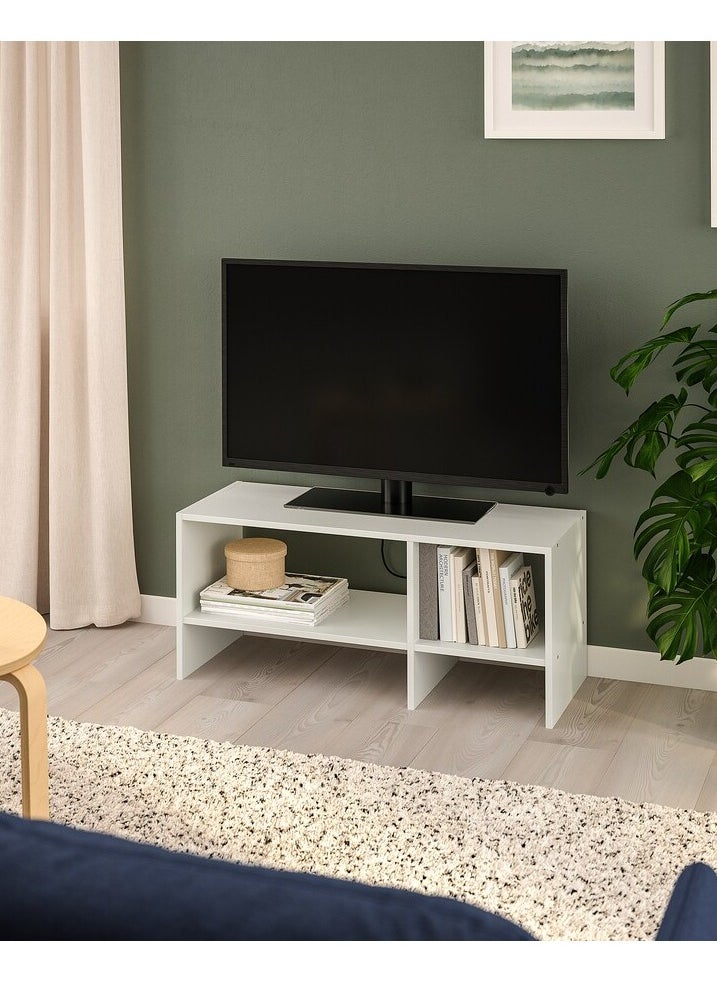 Tv Bench - Tv Stand - Tv Table Particleboard & Fibreboard White 90x35x40 cm