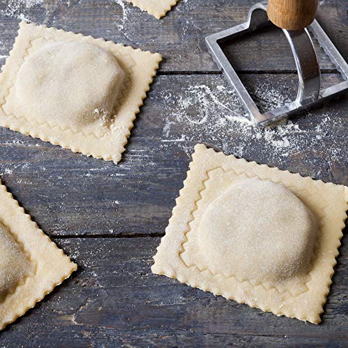 Fox Run 57670 Ravioli Cutter Stamps, Round & Square, Set of 2 , 2.75 x 4.75 x 5.75 inches - Image 3