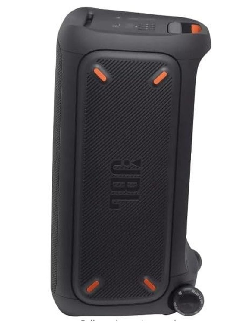 Party Box 310 Portable Party Speaker with Dazzling Lights and Powerful JBL Pro Sound, 18H Battery, Built-In Wheels, IPX4 Splashproof, Sound Effects, Karaoke