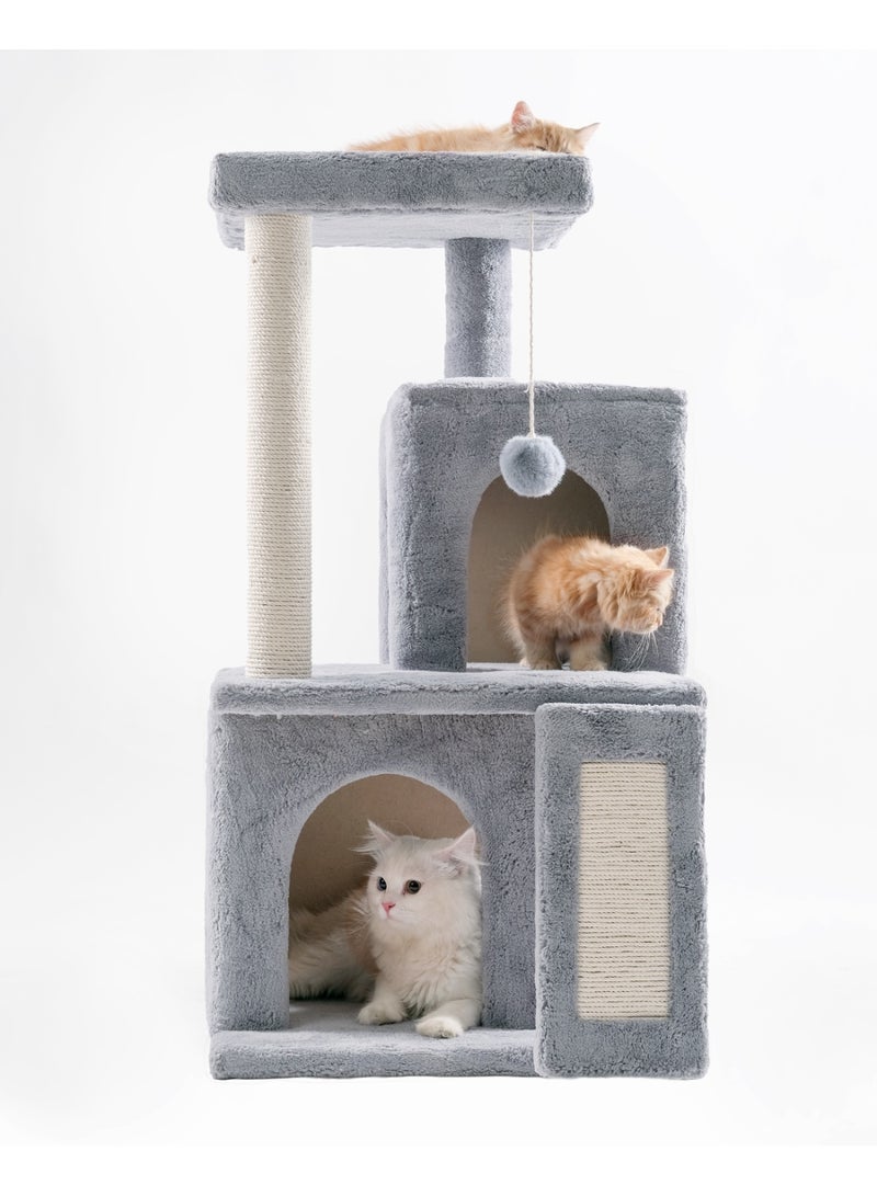Multi-Level Cat Tree with Condos & Hammocks 90cm - Image 5