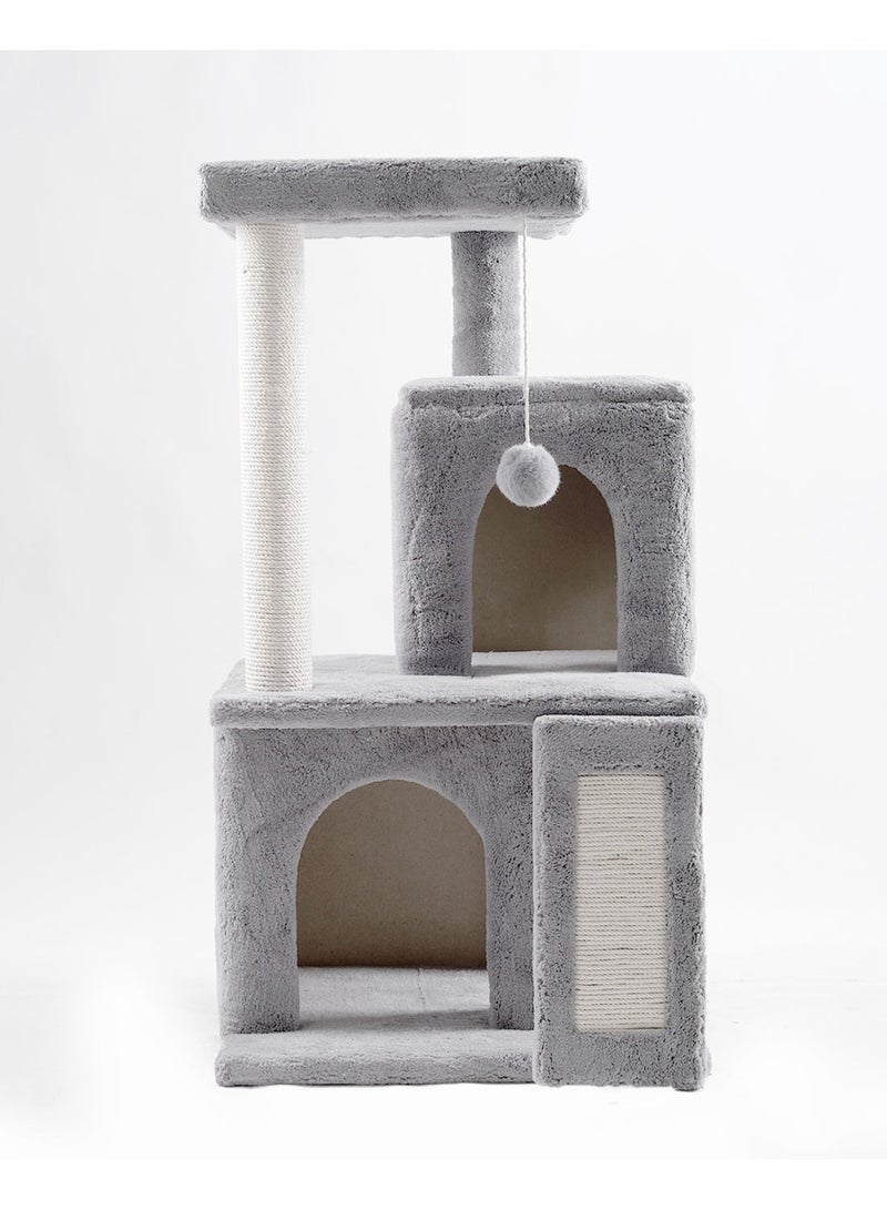 Multi-Level Cat Tree with Condos & Hammocks 90cm - Image 1