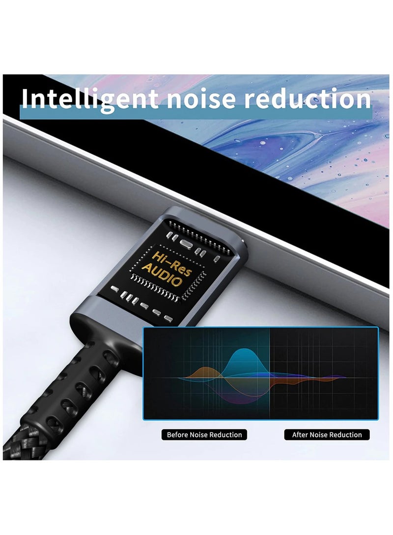 USB C to 3.5mm Audio Adapter USB Type C to 3.5mm Female Headphone Jack Adapter USB C Headphone Adapter Aux Adapter Dongle HiFi DAC Cable Cord for Samsung Galaxy iPad Pro MacBook - Image 5