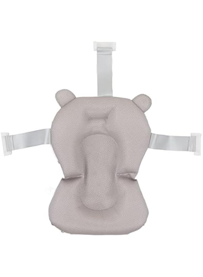 وسادة مقعد حمام الطفل، حصيرة دعم حمام عائمة قابلة للطي وقابلة للتعديل، وسادة مقعد حوض استحمام للأطفال حديثي الولادة، حصيرة حوض استحمام غير قابلة للانزلاق، وسادة حوض استحمام للأطفال من عمر 0 ​​إلى 12 شهرًا - Image 3