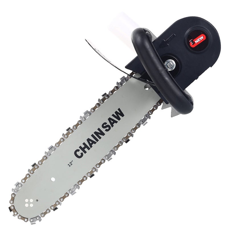 12 Inch Chainsaw Refit Conversion Kit Chainsaw Bracket Set Change Angle Grinder into Chain Saw Woodworking Power Tool with 10mm Connecting Rod and 11.5mm Connecting Rod - Image 3
