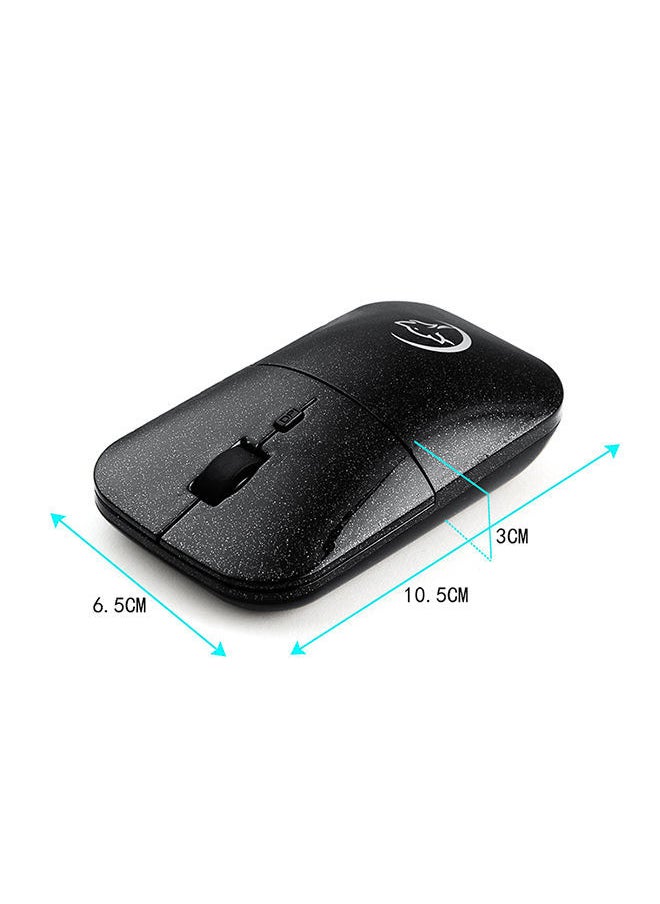 NIBEMINENT Portable Mini Mouse Black  - Image 2