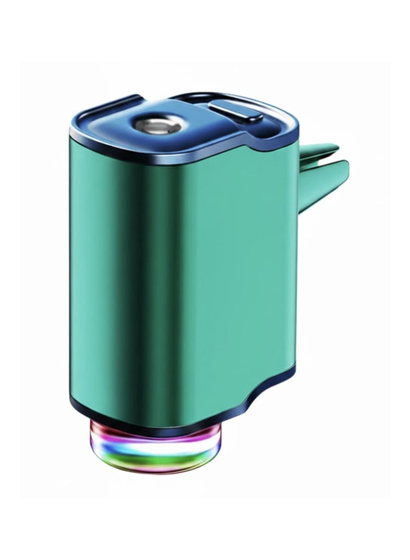 DIGI CORE Intelligent Car Diffuser Air Freshener, Rechargeable Waterless Aroma Diffuser with 3 Luxury Scents (3x10ml Oils), Adjustable Scent & Light Modes, Smart Air Freshener Car, Home & Office Fragrance Diffuser with Long-Lasting Essential Oils Green - Image 2