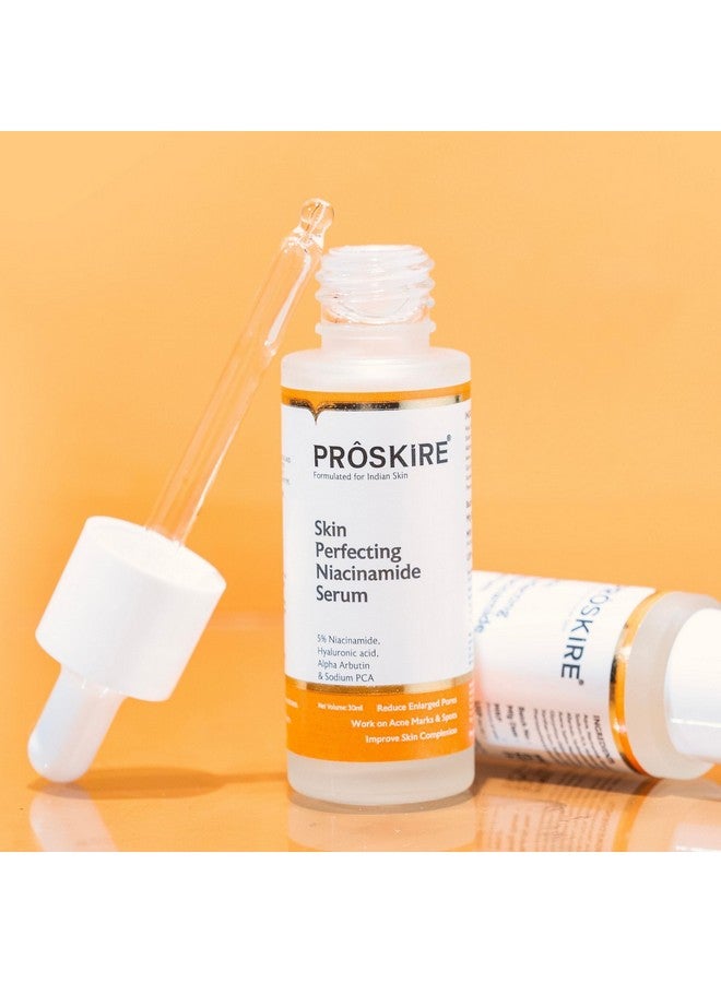 Proskire 5% Niacinamide Face Serum For Acne Marks & Enlarged Pores | Alpha Arbutin & Sodium PCA | Control Oil | 30 ml - All Skin Types - Image 4